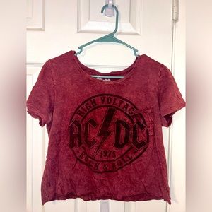 EUC AC/DC Crop Top